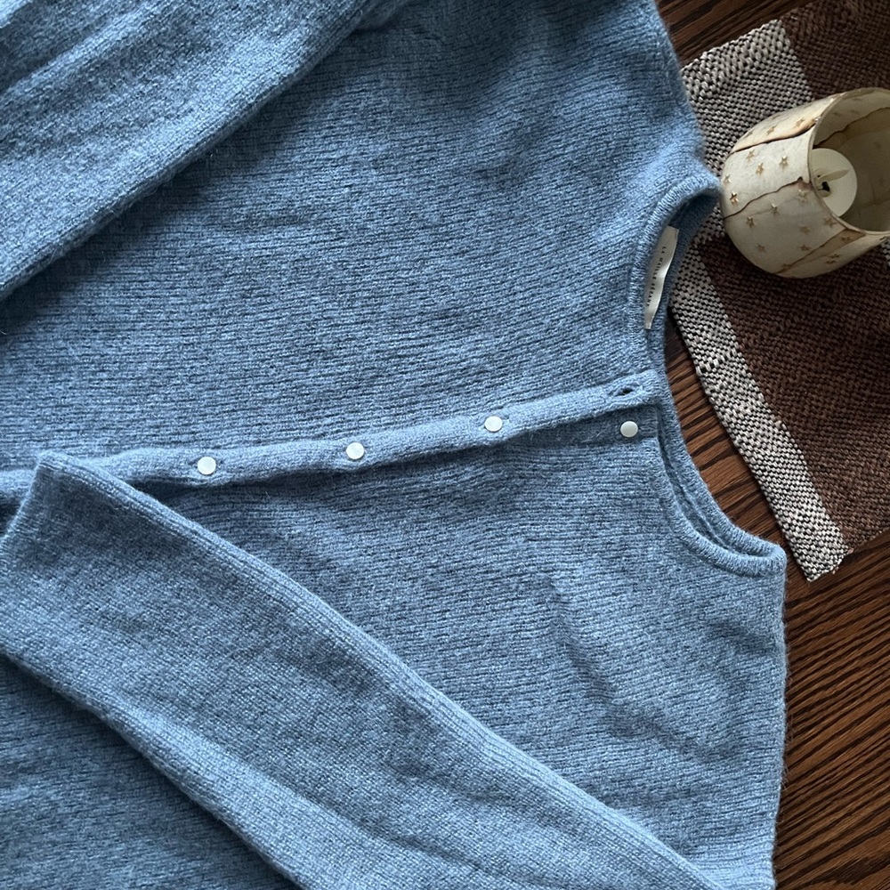 Gaspard Cardigan - Sezane - Vintage Blue - Picture 6 of 12
